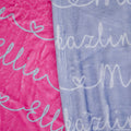 Heart Personalized Name Blanket