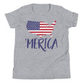 USA Map 'merica Youth Short Sleeve T-Shirt