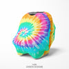 Rainbow Tie Dye Multi-Use Baby Car Seat Cover