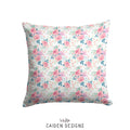 Olivia Floral Personalized Pillow