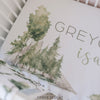 Painted Forest Personalized Crib Sheet