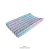 Pastel Rainbow Ombre Personalized Changing Pad Cover