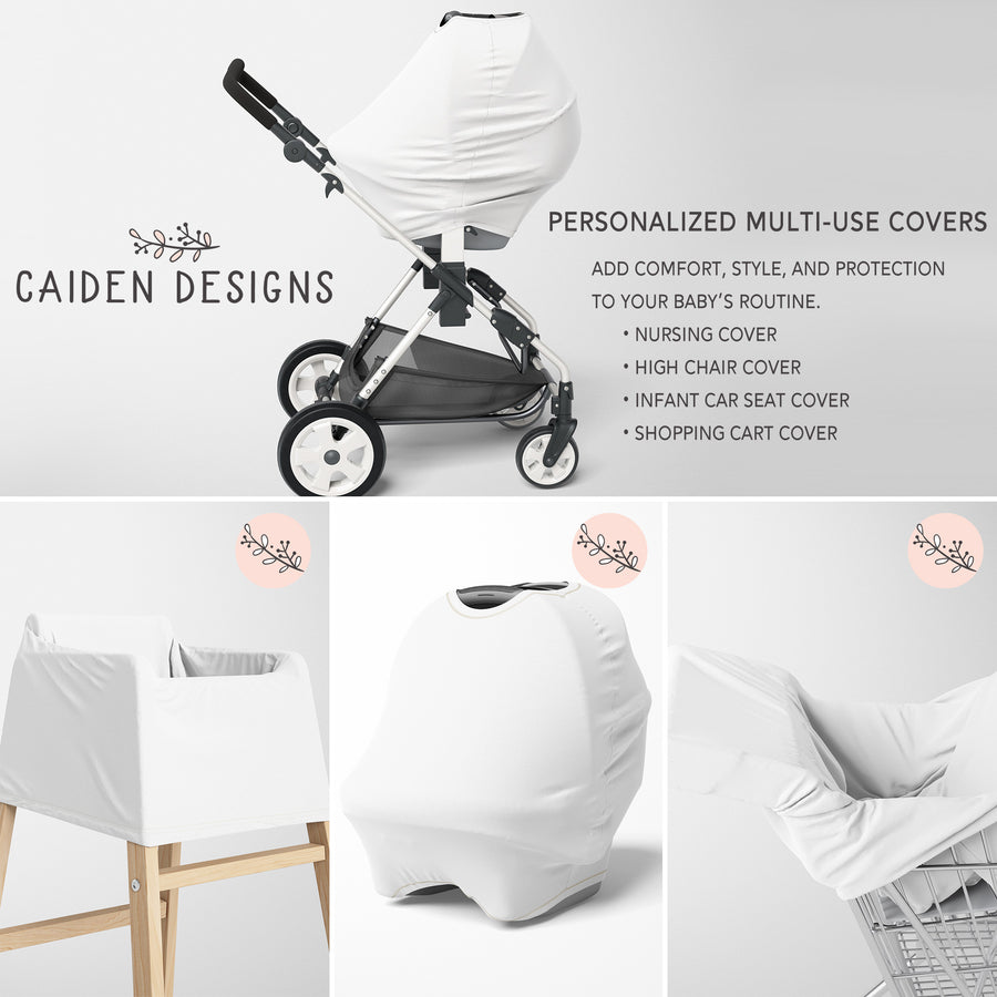Watercolor Mama Bear Multi-Use Baby Car Seat Cover