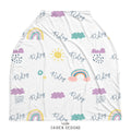 Scandinavian Rainbows Multi-Use Baby Car Seat Cover