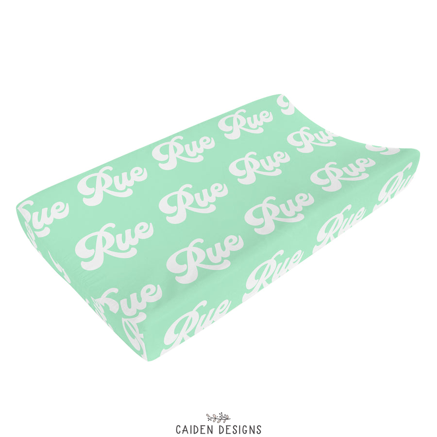 Retro Personalized Name Changing Pad Cover