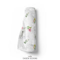 Rosey Elephant Baby Blanket