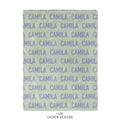 Uppercase Personalized Name Blanket