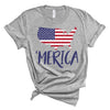 USA Map 'merica Short-Sleeve Unisex T-Shirt